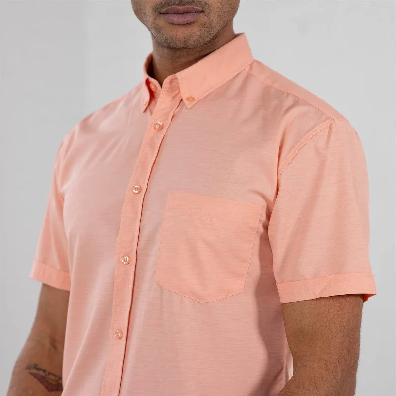 One-DAY Sale Peach Chaos – KUNUFLEX Short Sleeve Shirt