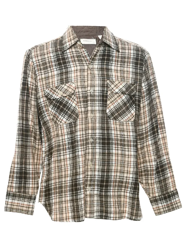 Arrow Plaid Shirt - M