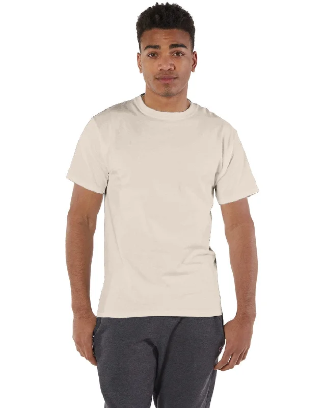 Big Deal Champion Cotton T-Shirt | Sand
