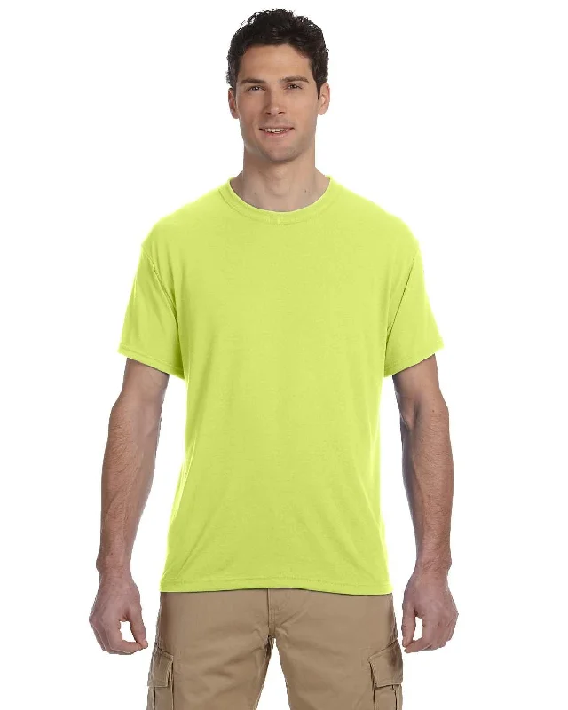 Quick Sale Jerzees 100% Polyester Crewneck T-Shirt | Safety Green
