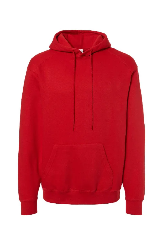 C2 Sport Mens Hooded Sweatshirt Hoodie w/ Pouch Pocket - Red - Closeout