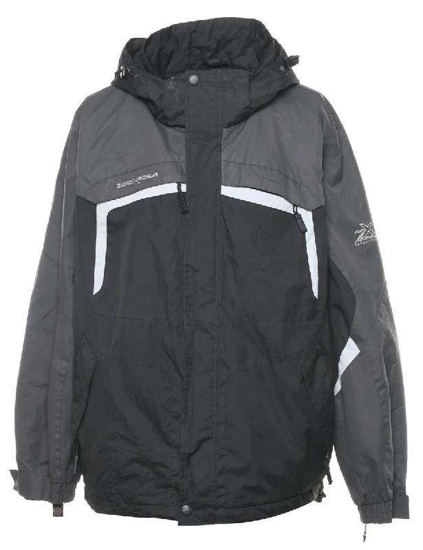Top Pick Black, Grey & White Mountaineering Jacket - M