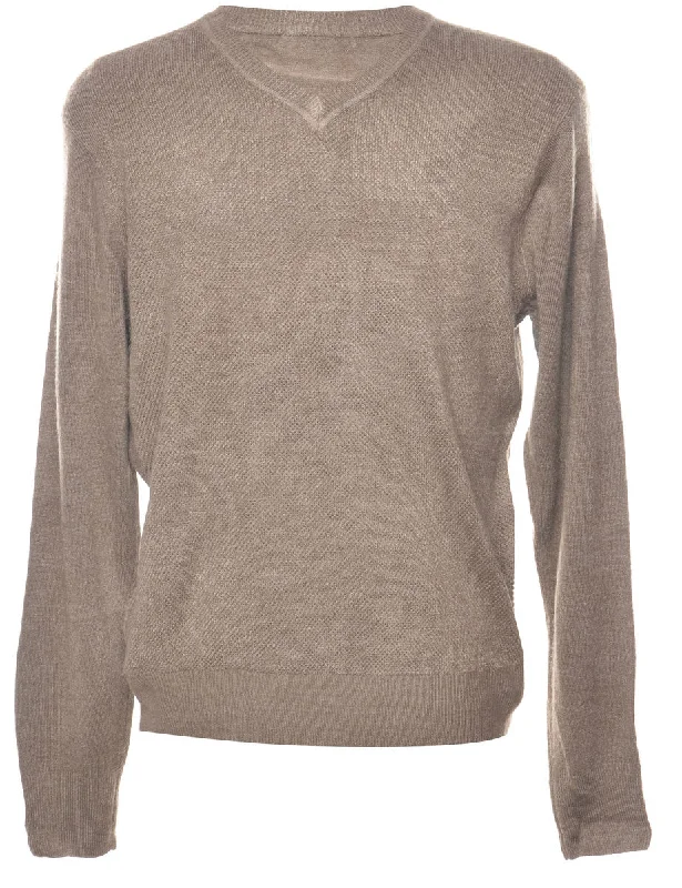 Steals and Deals Brown Jumper - L