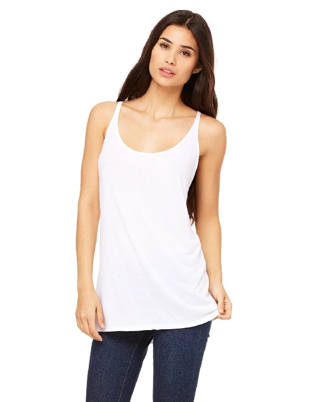 Bella+Canvas Ladies Slouchy Tank | White