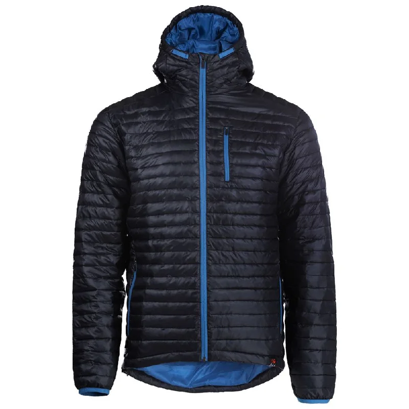 One-DAY Sale Mens Merino Wool Insulated Jacket (Black/Blue)