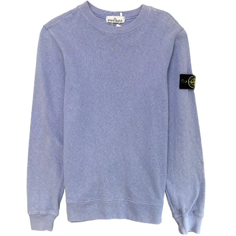 Weekend Savings Spectacular Men's Applique Logo Sweatshirt Blue Size S