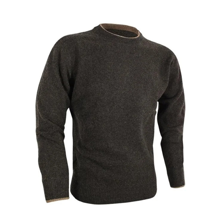 YEAR-End Clearance Jack Pyke Ashcombe Crew Neck Sweater - Dark Olive