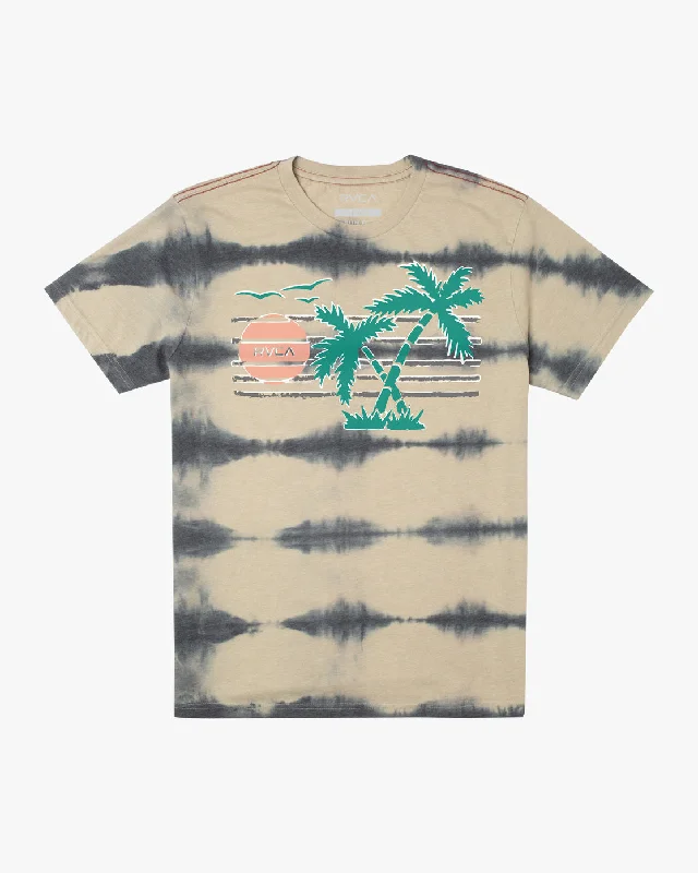 Quarantine Dreams Tee - Black/Tan Tie Dye