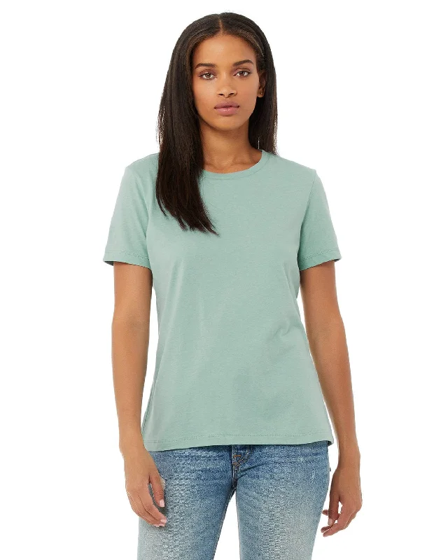 Instant Deal Bella+Canvas Ladies Relaxed Short Sleeve Jersey T-Shirt | Dusty Blue