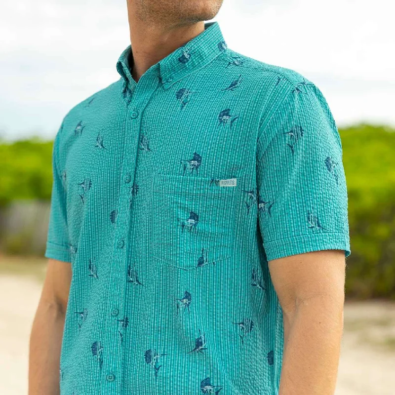 Sailfish – Stretch Seersucker Short Sleeve Shirt