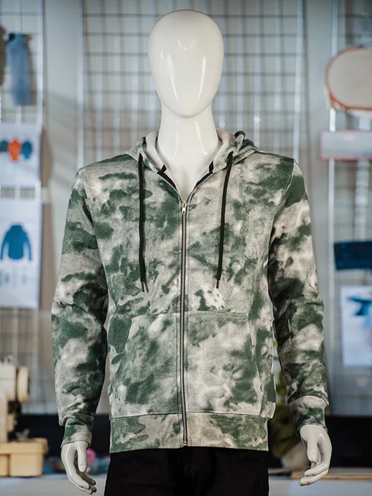 Major Savings Green Tie & Dye Hoodie