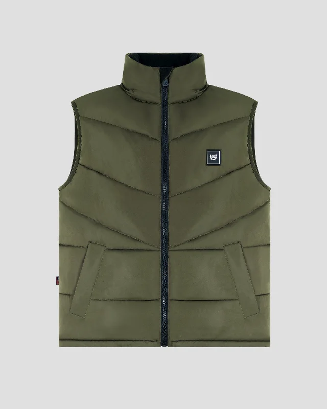 New Arrival SG Puffer Vest - Olive