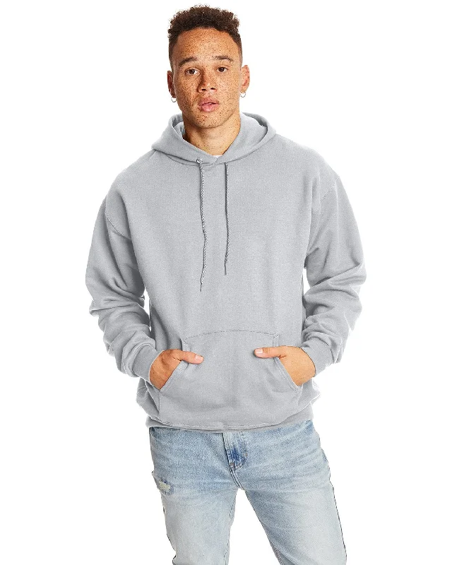 Big Savings Hanes Ultimate Cotton Pullover Hoodie Sweatshirt | Light Steel