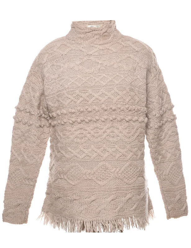 Unbeatable Deal Cable Knit Jumper - S