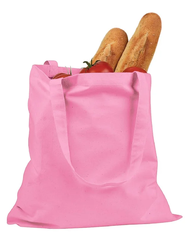 Clearance Sale BAGedge 6 oz. Canvas Grocery Tote Bag | Pink