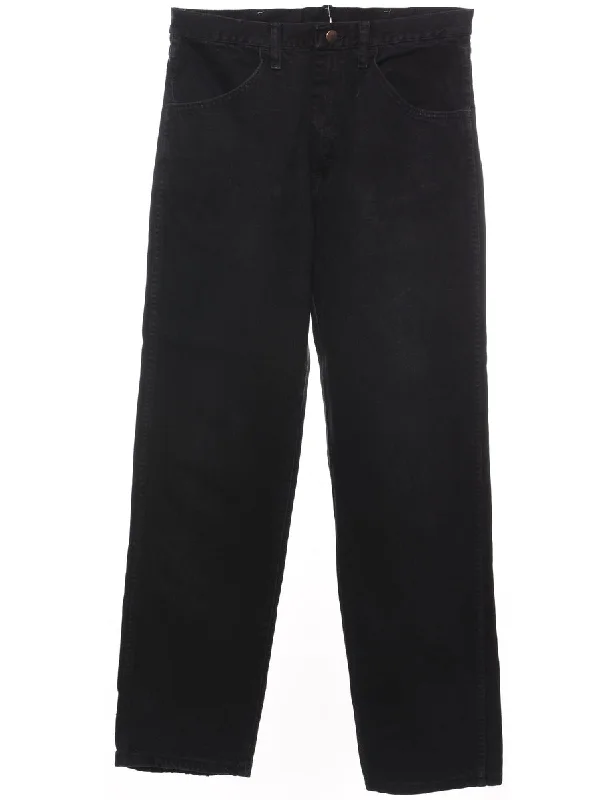 Fantastic Offers Black Straight Fit Jeans - W33 L32