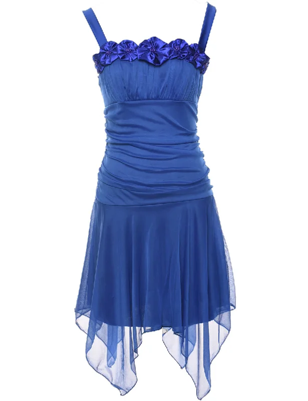Weekend Deals to Brighten Your Day Blue Evening Dress - XS