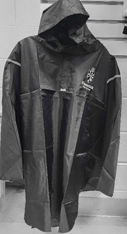 Special Offer Black Stadium Packable Reusable Rain Poncho