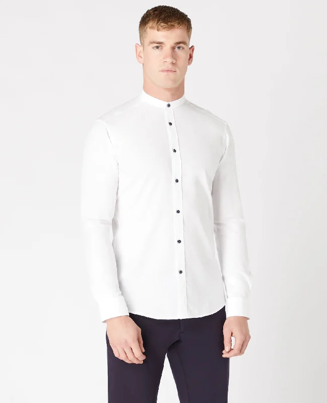 Price Cut Slim Fit Cotton-Blend Shirt