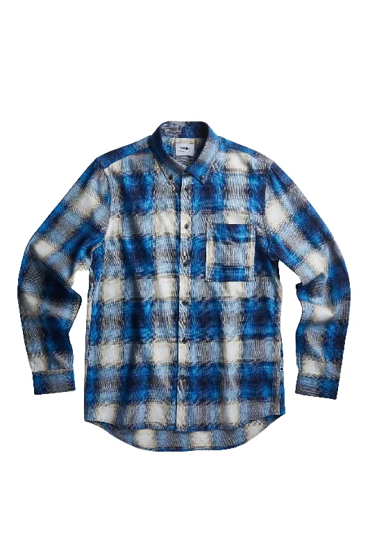 NN07 Arne Overshirt Blue Check