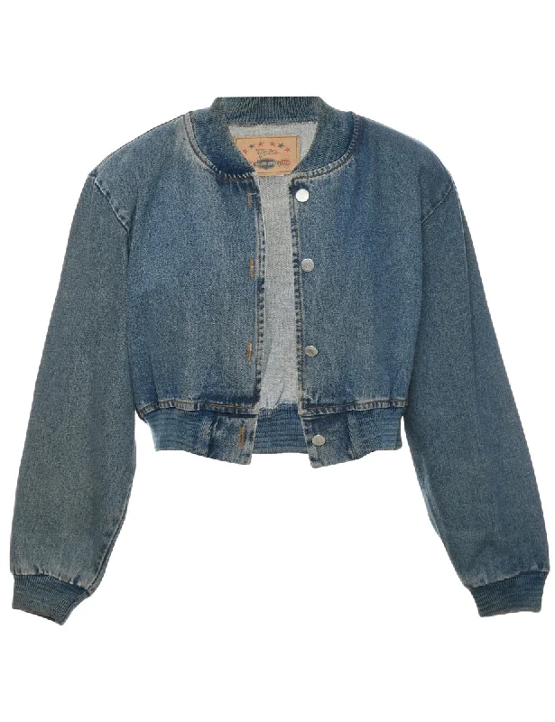 Early Access Button Front Denim Jacket - M