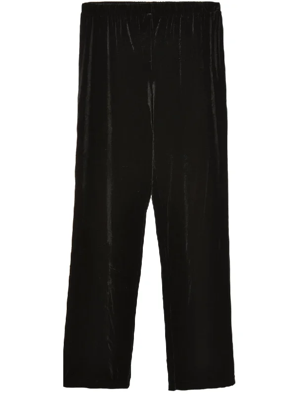 Special Savings Black Velvet Trousers - W30 L33