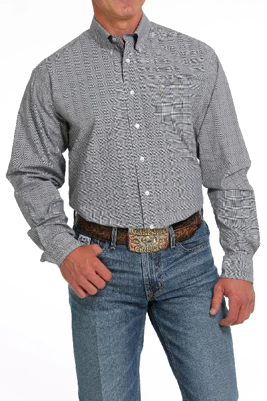 Weekend Deals That Wow CINCH GREY/PURPLE STRIPED LONG SLEEVE SHIRT