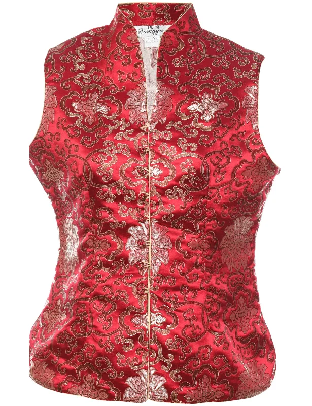 Limited Time Offer Brocade Waistcoat - S