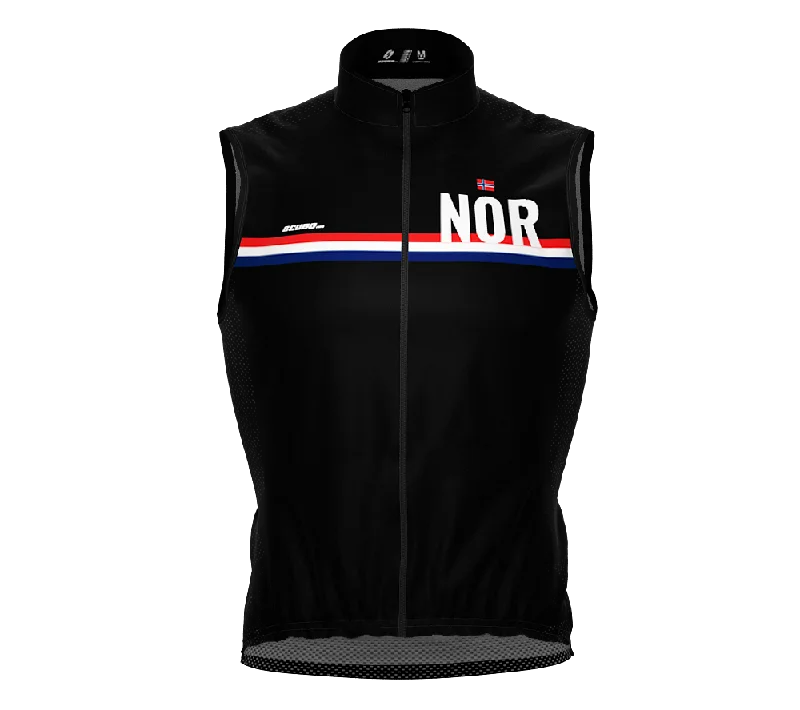 Great Bargains Wind Breaker Cycling Running Sports Vest Norway Country Code for Men And Women