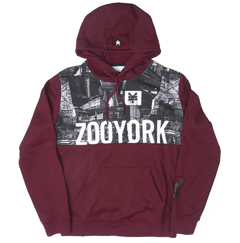 Deal Mania ZOO YORK LOGO HOODIE CORDOVAN HTR - ZY31H106