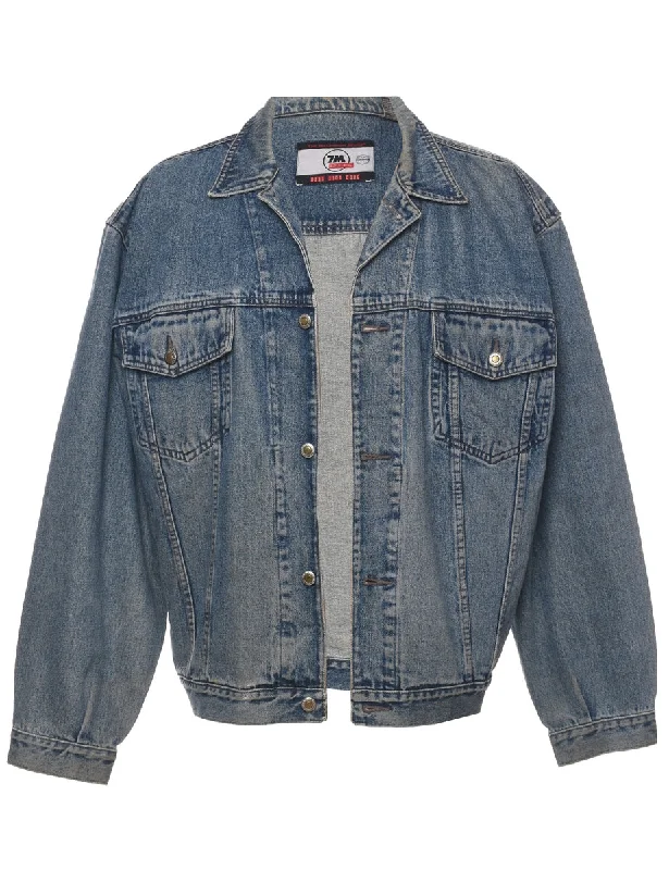 Act Fast Button Front Denim Jacket - L