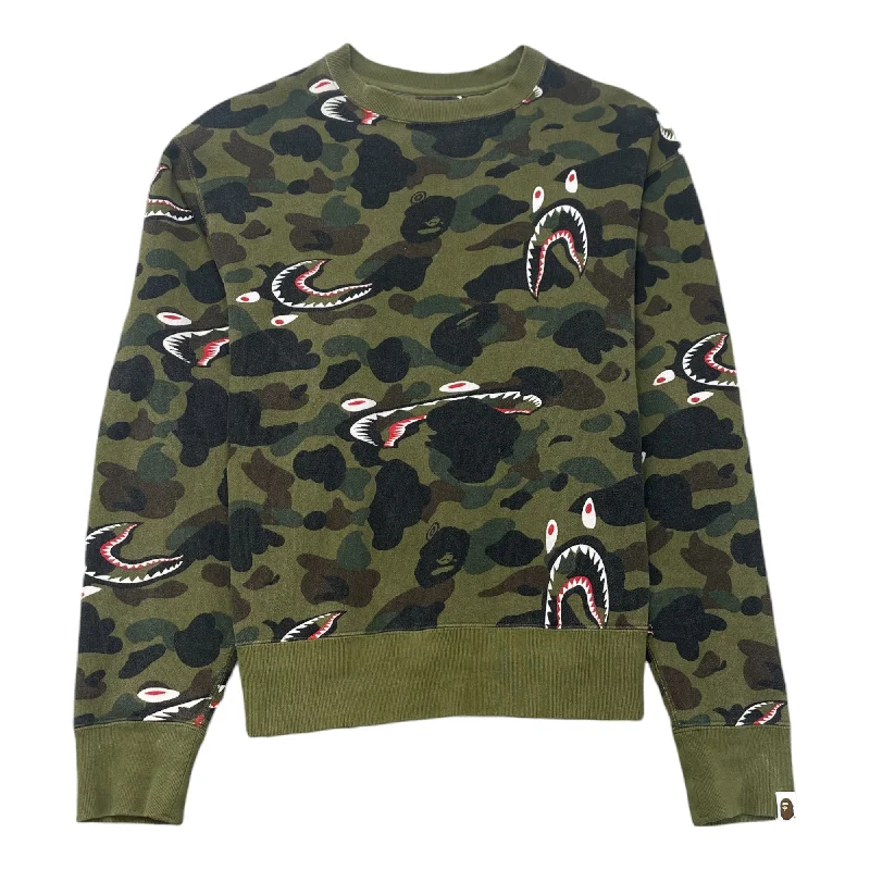 Value Deals Men's Shark Sweatshirt Khaki Size M