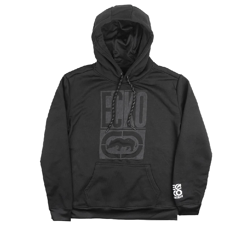 Steals and Deals ECKO UNLTD FLEECE HOODIE SWEATSHIRT BLACK - EO32H779B