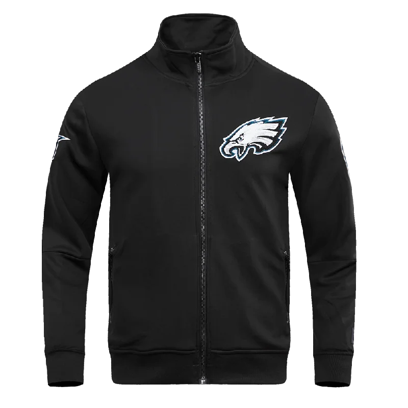 Lowest Price NFL PHILADELPHIA EAGLES PRO TEAM MEN'S TRACK JACKET (BLACK)