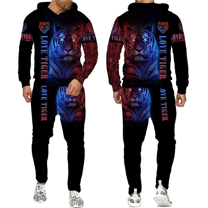 Must-Have Deals 3D PRINT Tracksuit set WITH Animals