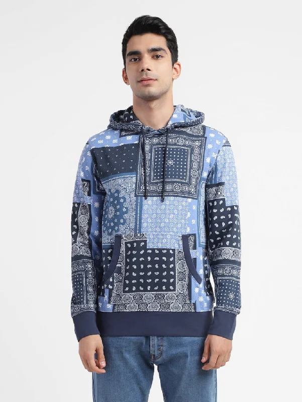 Weekend Bargains Just for You Men's Ethnic Motifs Hooded Sweatshirt