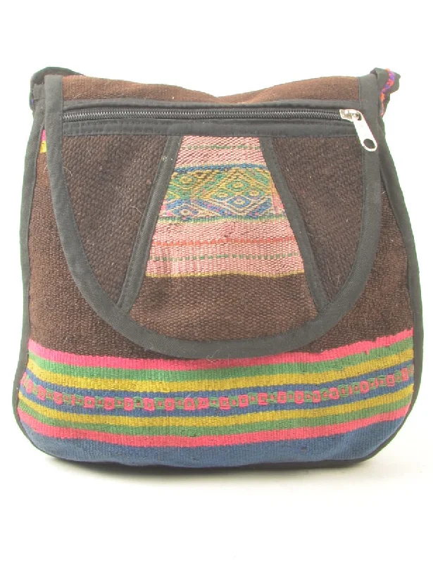 Limited Time Discount Brown Aztec Design Bag  - S