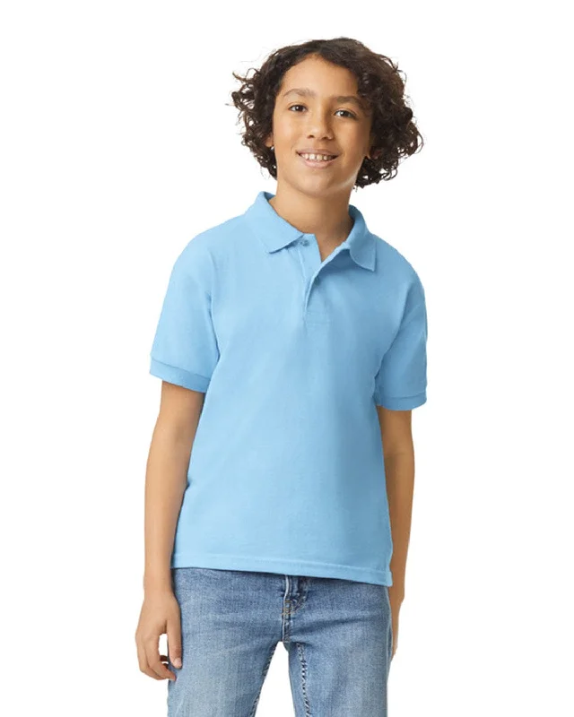 Big Discounts Gildan DryBlend Youth 50/50 Jersey Polo Shirt | Light Blue