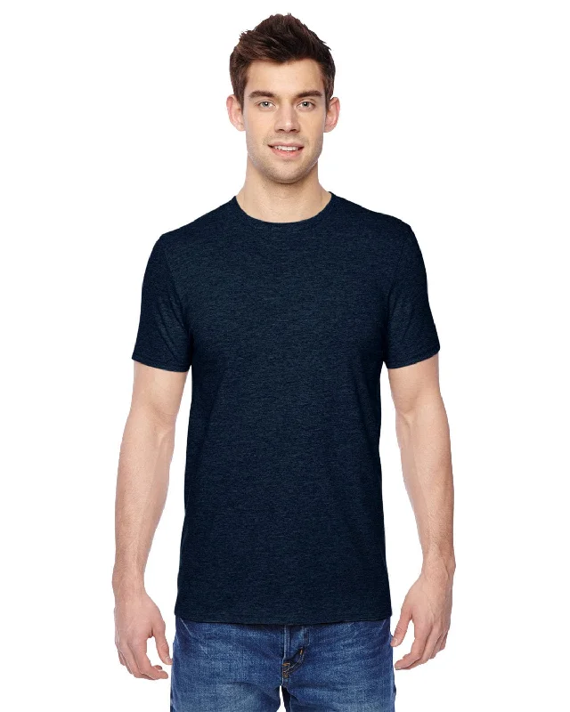 Take Advantage Fruit of the Loom 100% Sofspun Cotton T-Shirt | Indigo Heather