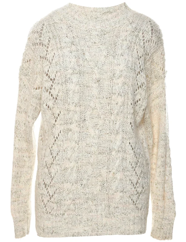 Super Discount Cable Knit Jumper - M