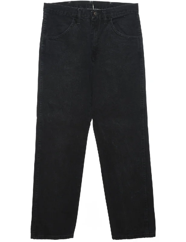 Extra Savings Black Straight Fit Jeans - W33 L30