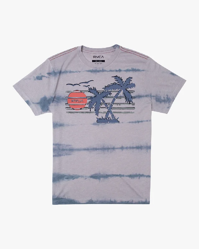 Bargain Bin Quarantine Dreams Tee - Grey/Blue Tie Dye