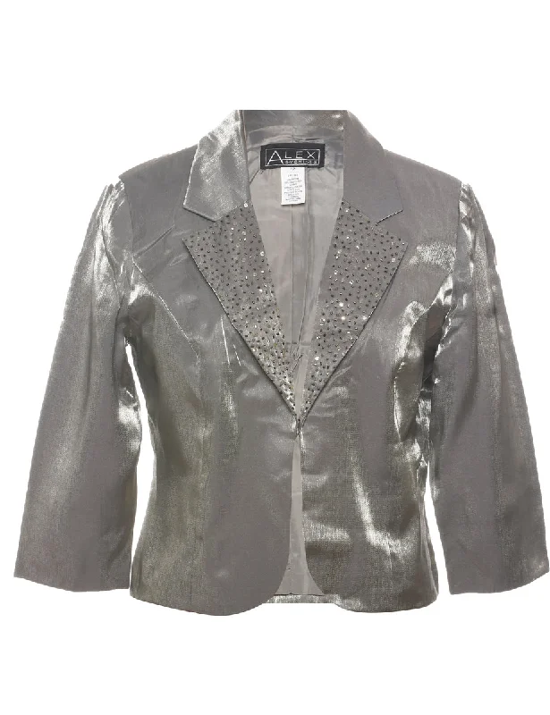 Beaded Evening Jacket - L