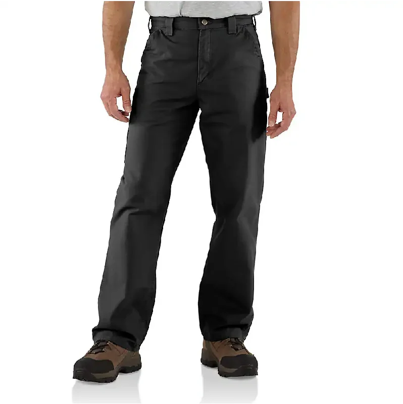 Weekend Bargains to Enjoy Carhartt Men's Loose Fit Canvas Utility Work Pants - Black