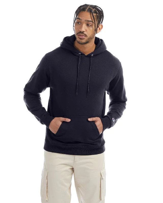 Champion EcoSmart Hooded Sweatshirt | Navy