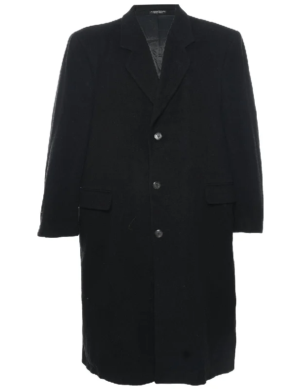 Epic Value Black Wool Coat - L