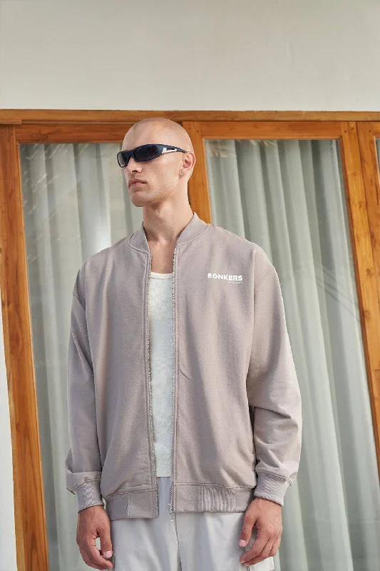 Year-End Sale Ash Zipper Jacket