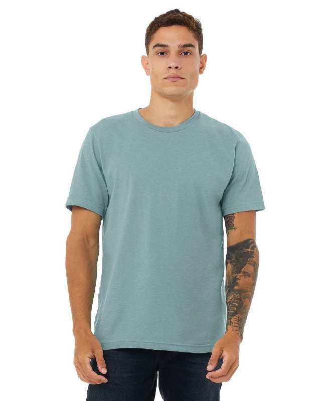 Shop Now Bella+Canvas Unisex Heather CVC T-Shirt | Hthr Blue Lagoon