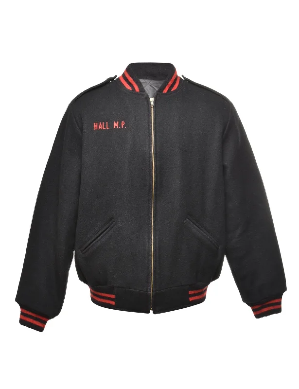 Unmissable Offer Black Team Jacket - L