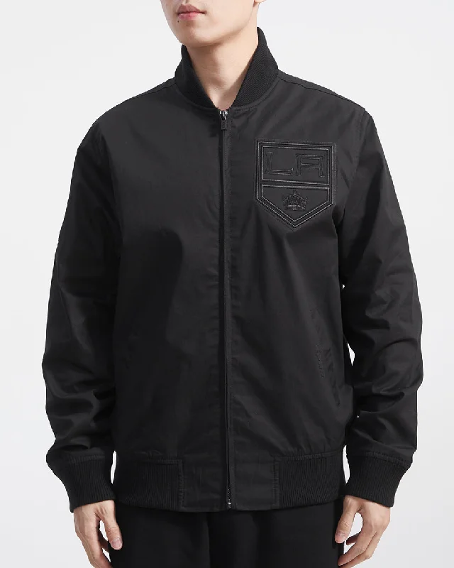 Now or Never NHL LOS ANGELES KINGS NEUTRAL TWILL JACKET (BLACK)